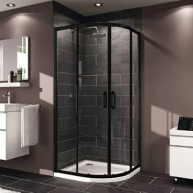 Tus paravan HUPPE - X1-200 kabina R-80 [black,transp]